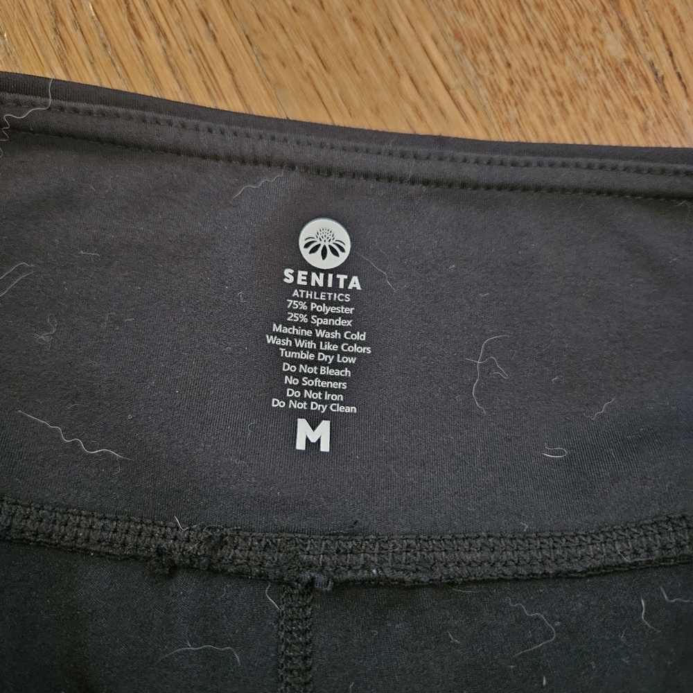 Senita Athletics Black Bike Shorts With Pockets - Picture 3 of 7